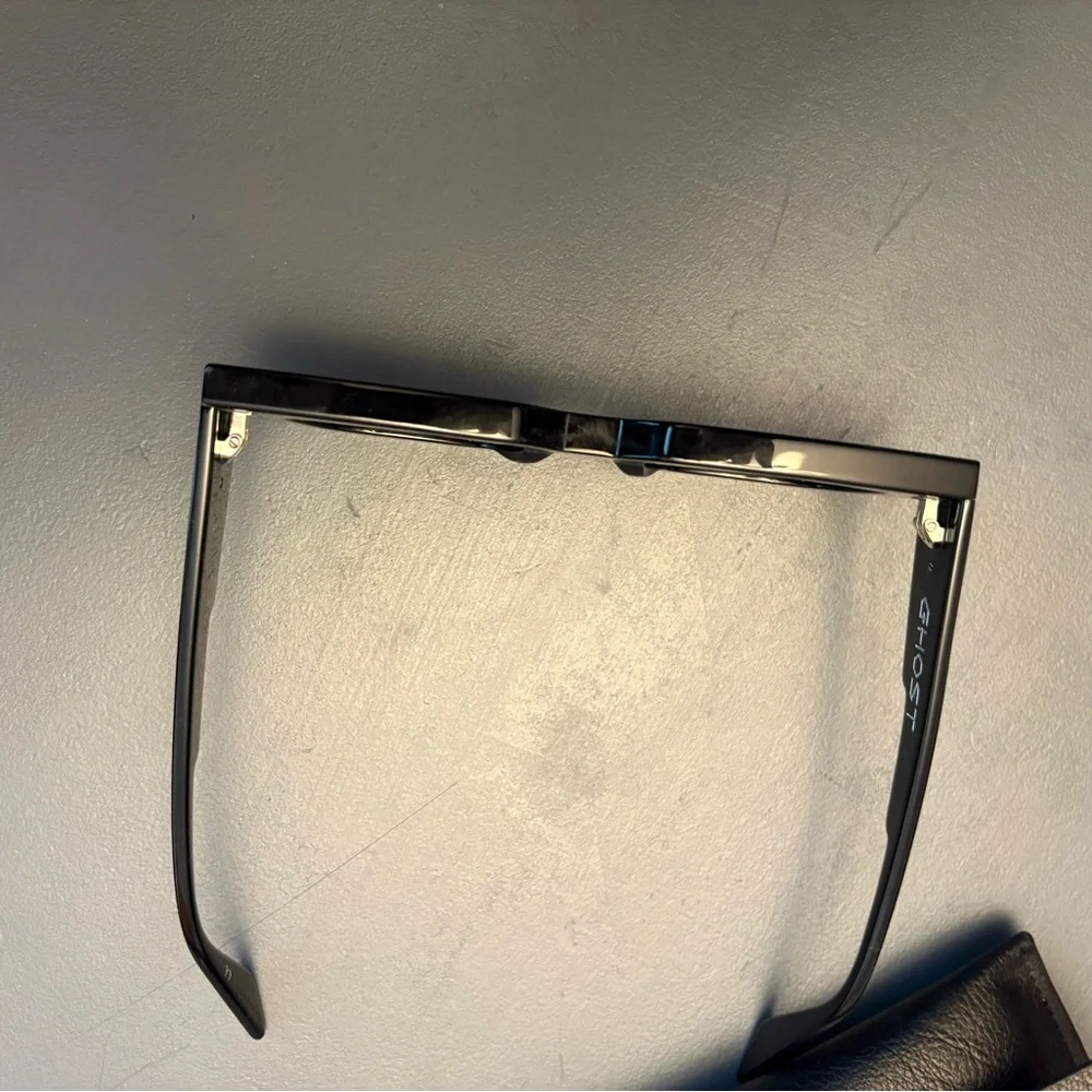 Valley Eyewear Black Geometric Frame Sunglasses